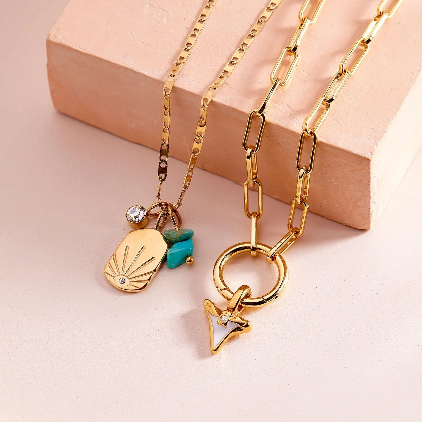 Allegra Charm Necklace - Image 3