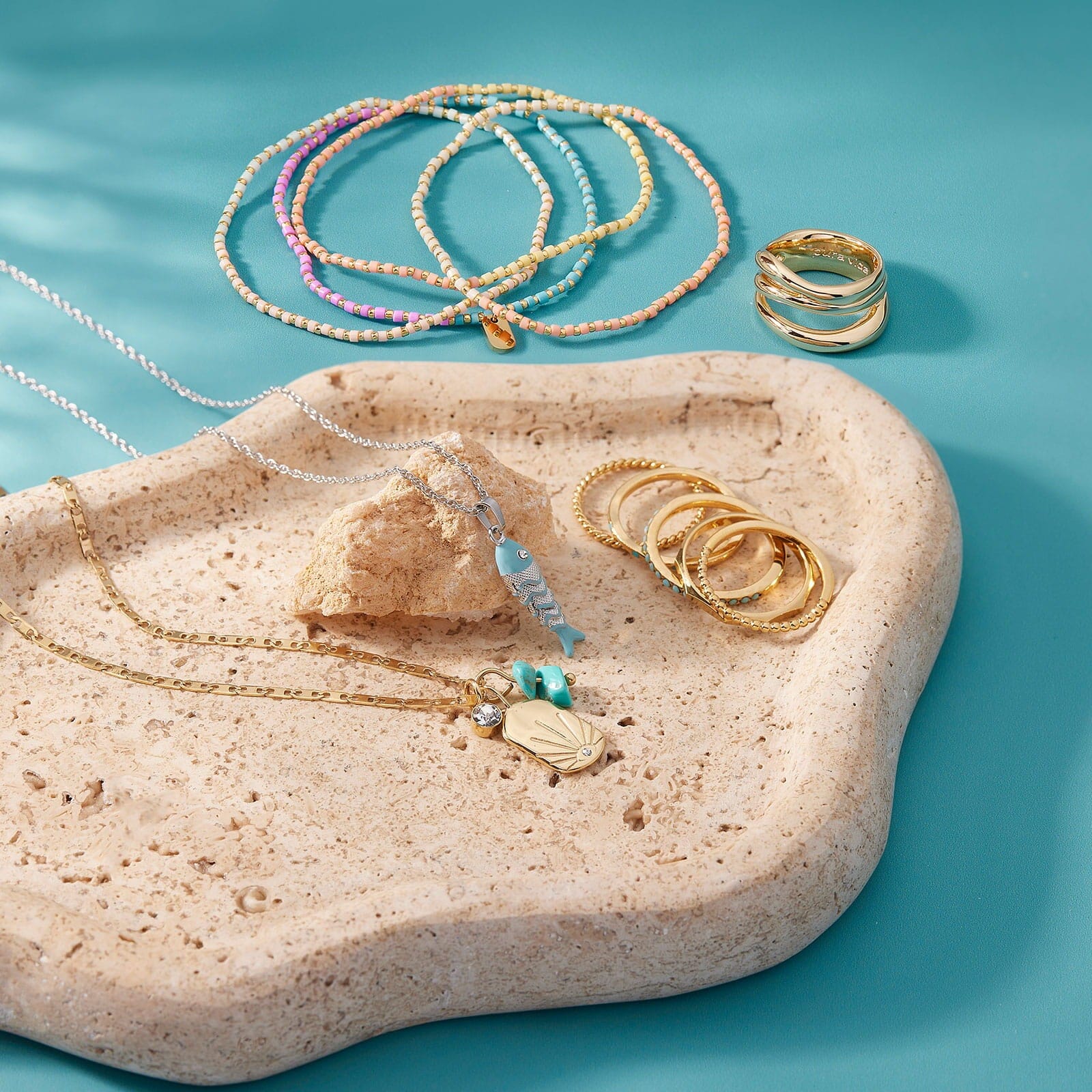Allegra Charm Necklace - Image 4