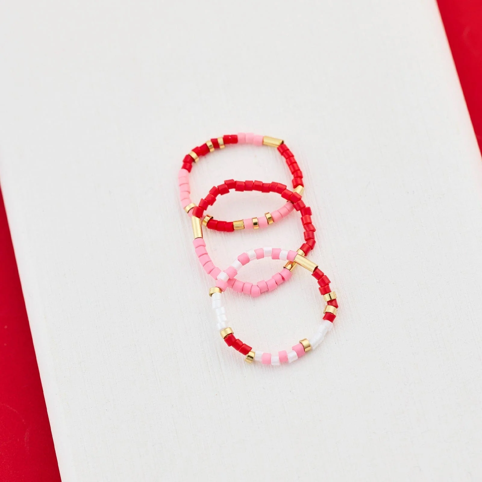 Be Mine Stretch Ring Set of 3 - Image 4