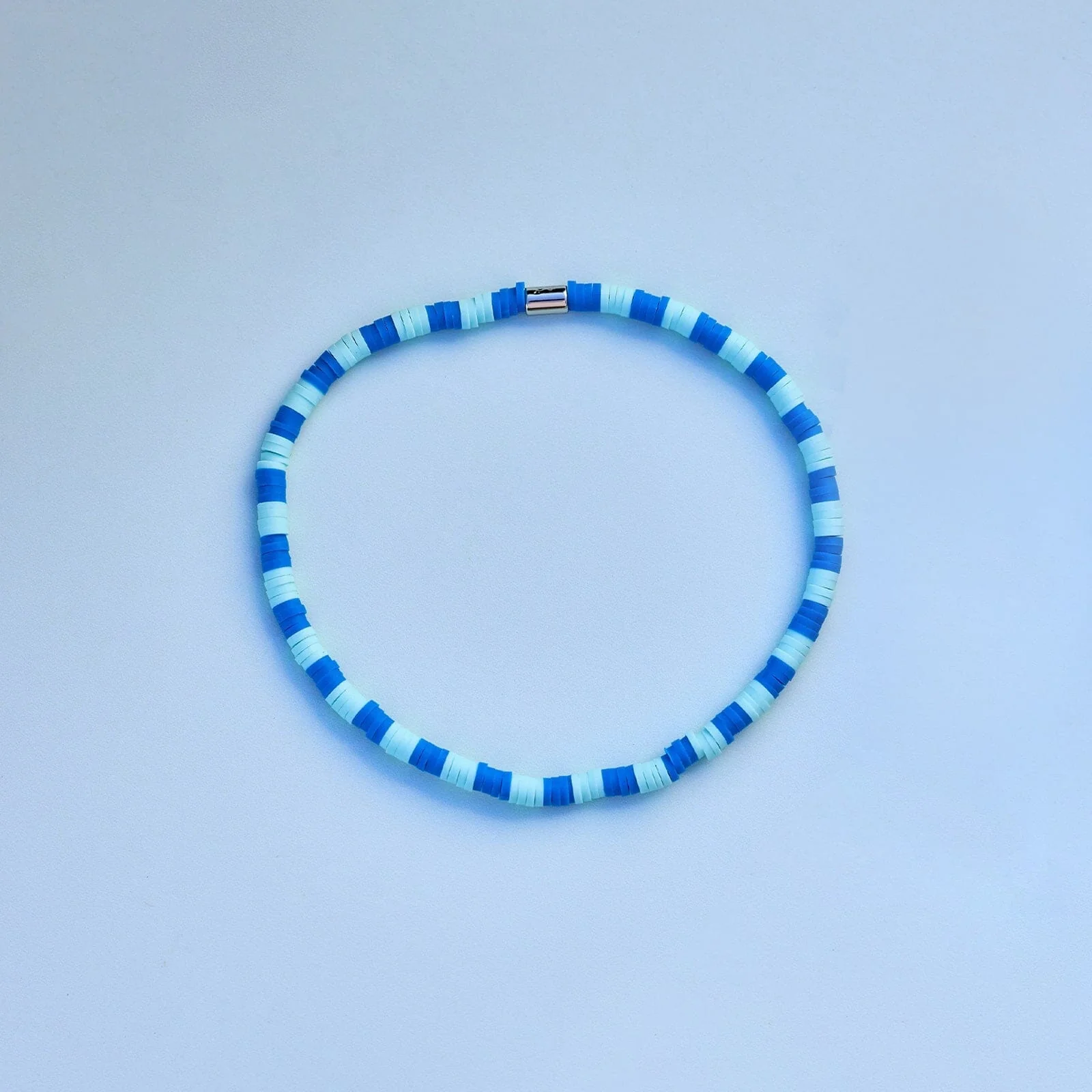 Blue Wave Seascape Stretch Anklet - Image 4
