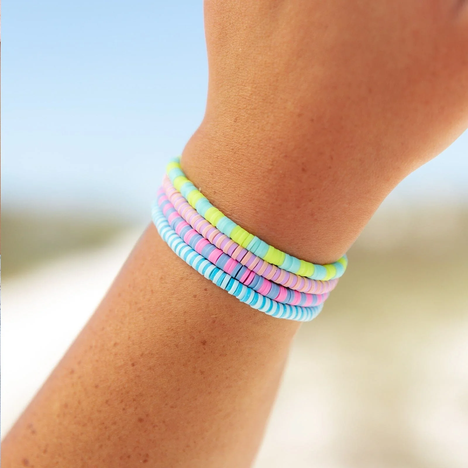 Bubblegum Seascape Stretch Bracelet - Image 7