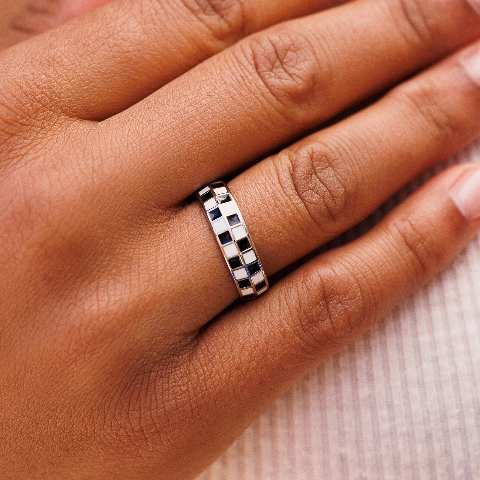 Checkerboard Ring - Image 5