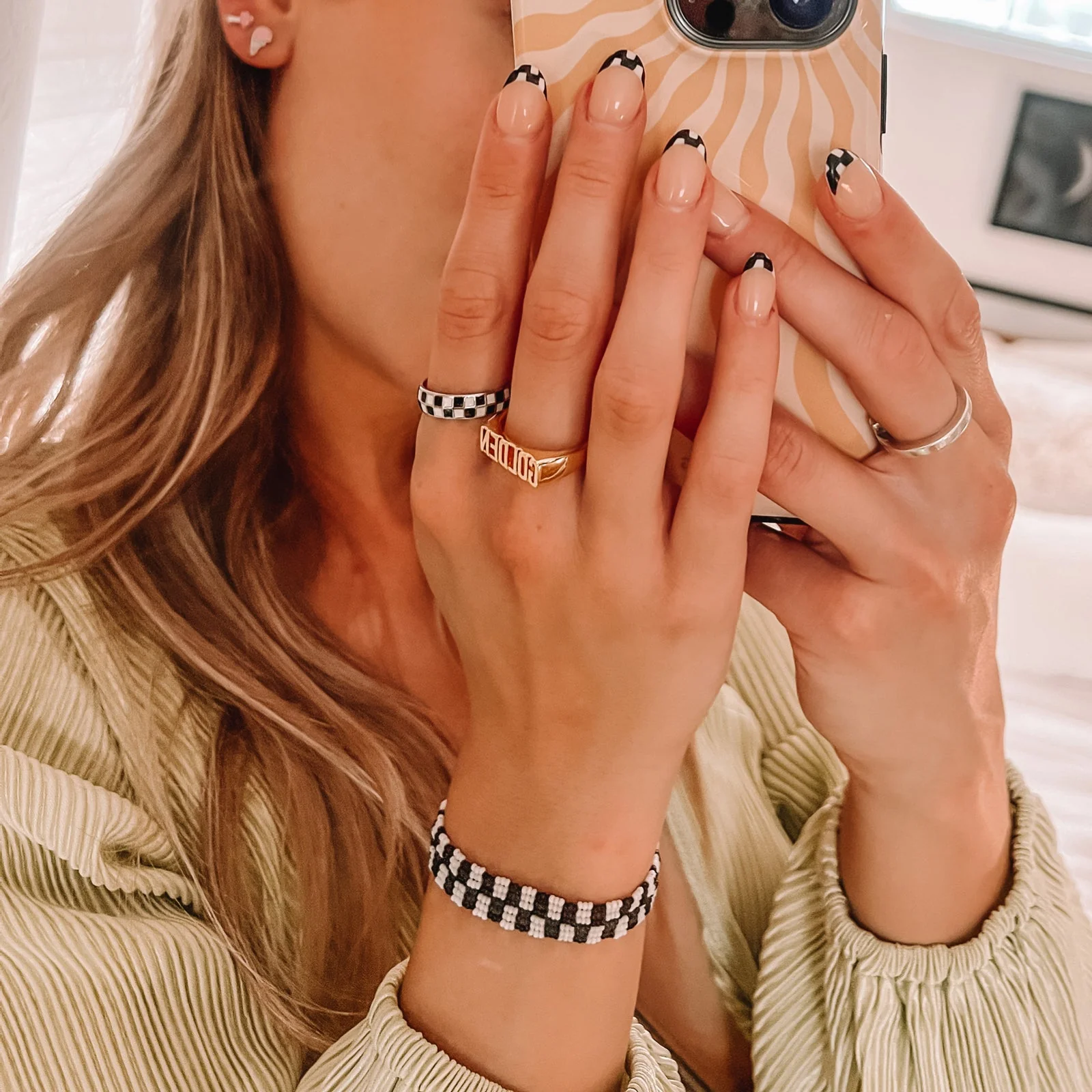 Checkerboard Ring - Image 6