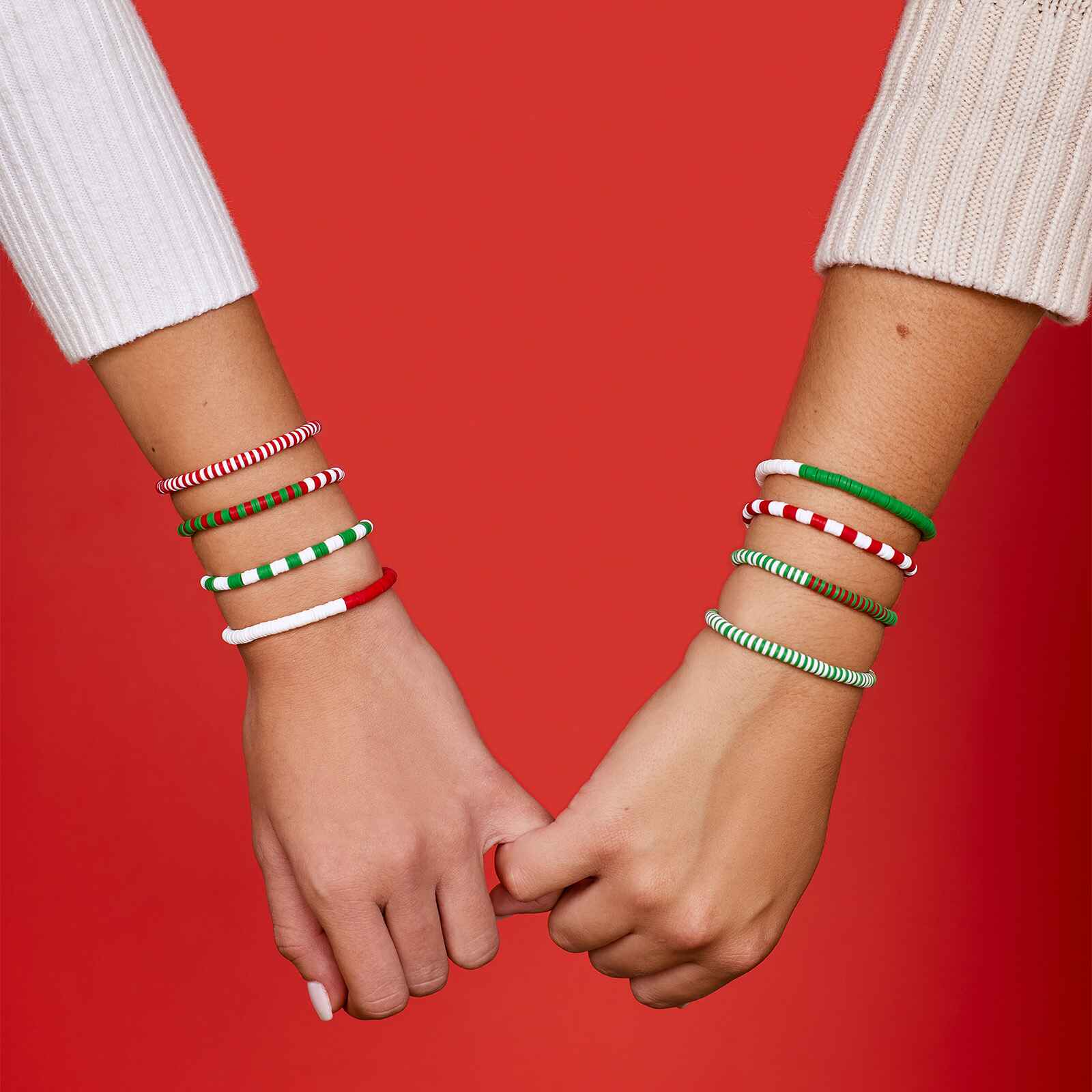 Deck the Halls Stretch Bracelet Set of 8 - Image 3
