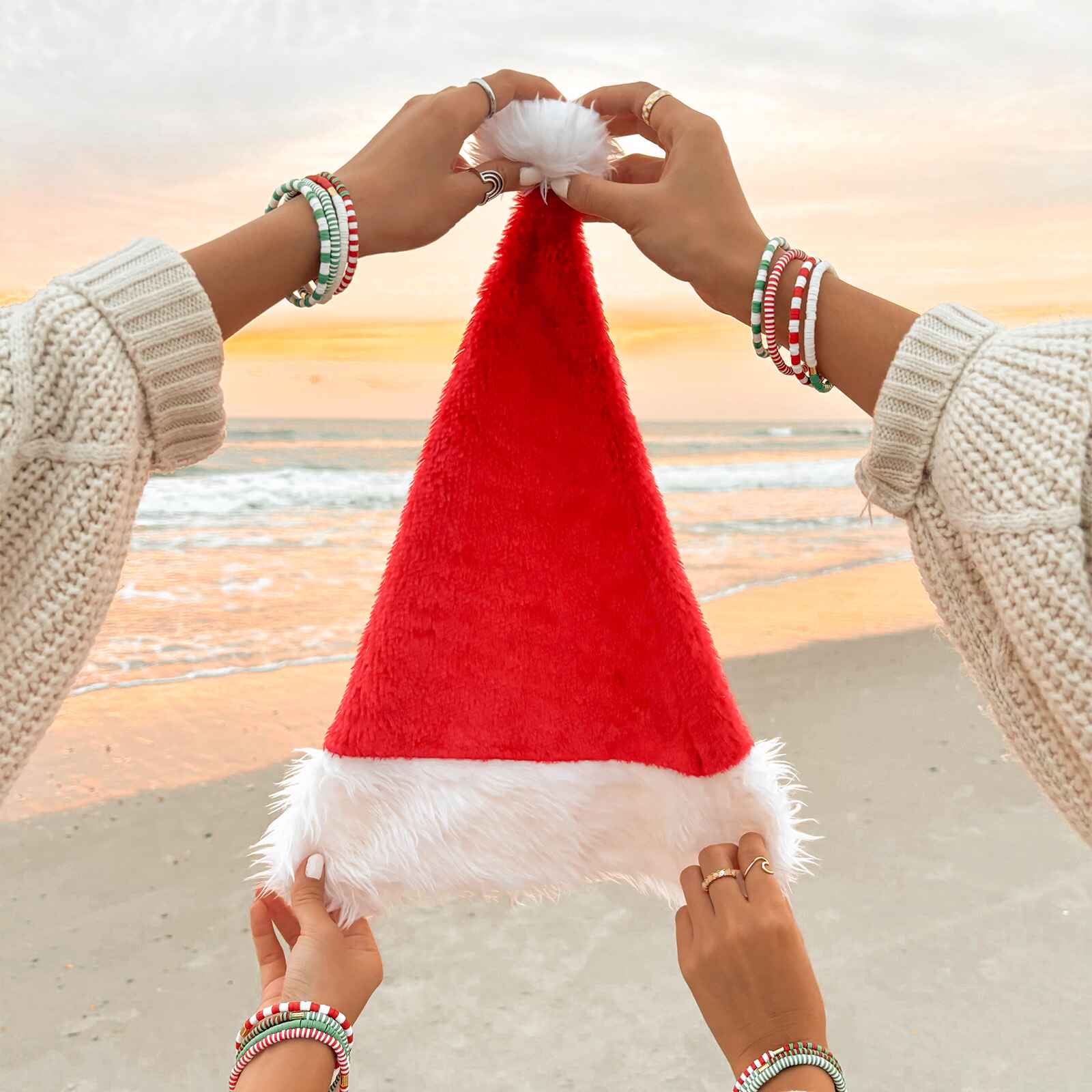 Deck the Halls Stretch Bracelet Set of 8 - Image 8