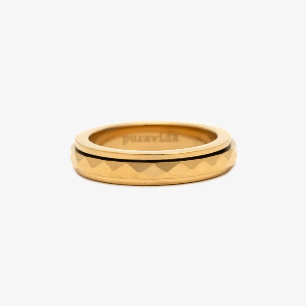 Diamond Cut Fidget Ring
