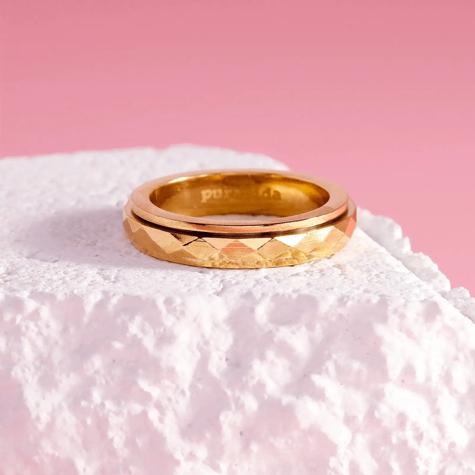 Diamond Cut Fidget Ring - Image 4