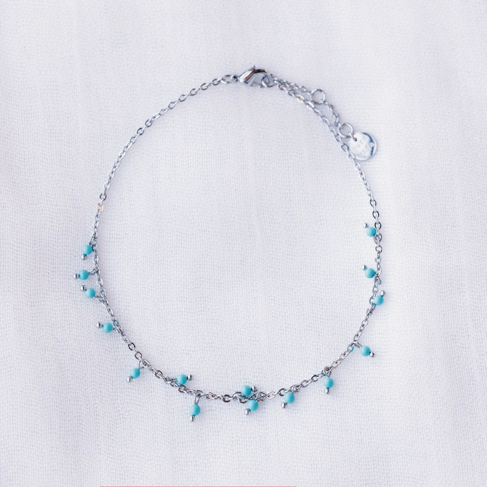 Floating Gemstone Anklet - Image 7