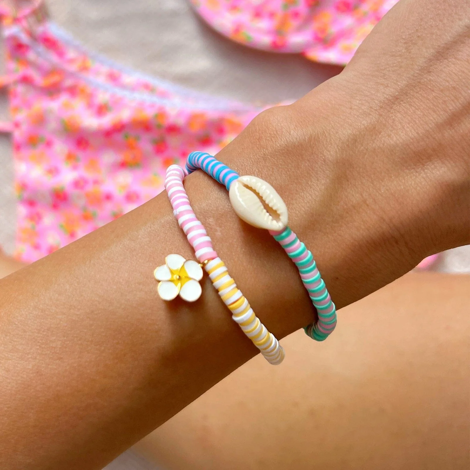 Frangipani Stretch Bracelet - Image 2