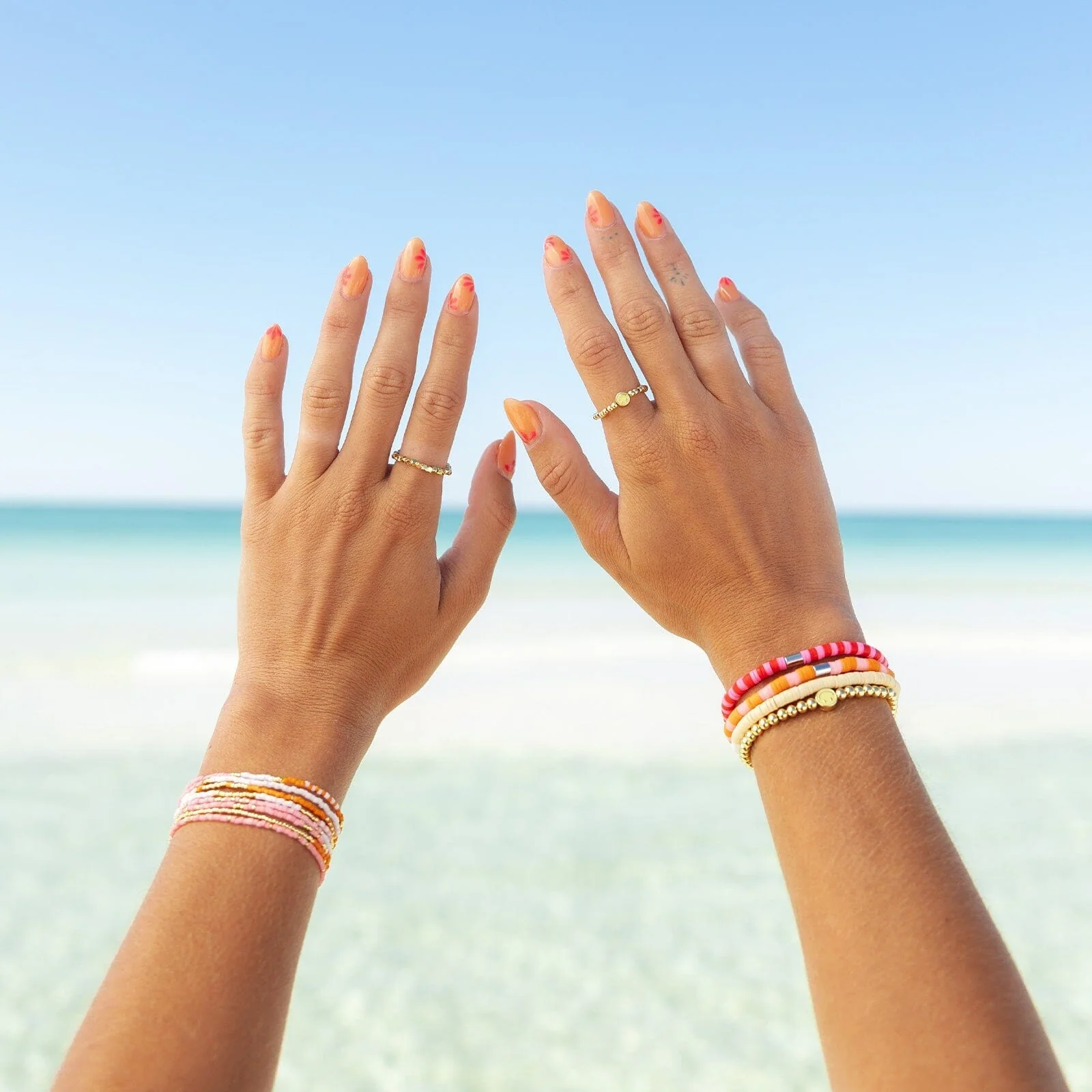 Warm Breeze Stretch Bracelet Set of 8 - Image 8