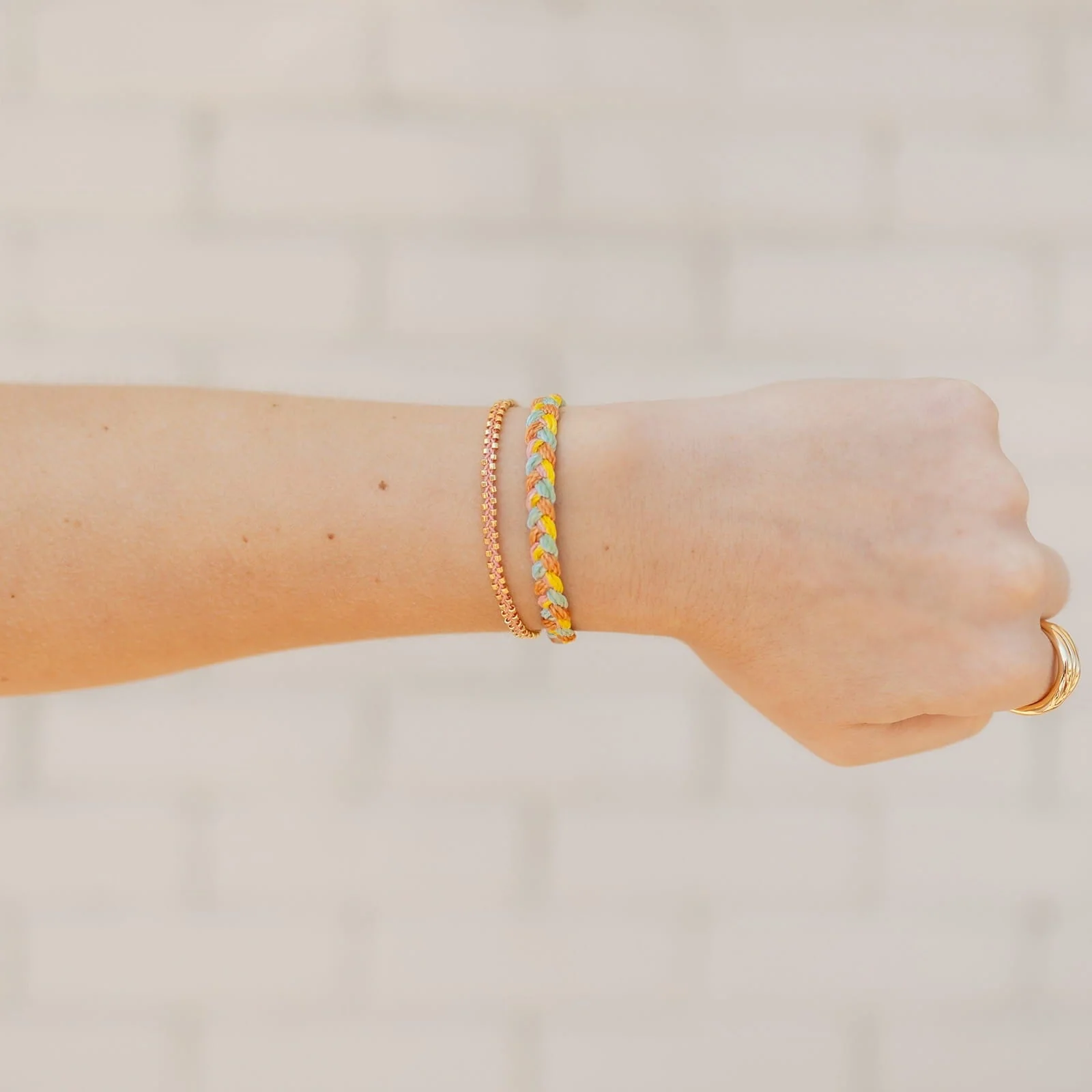 Goldie Woven Seed Bead Bracelet - Image 5