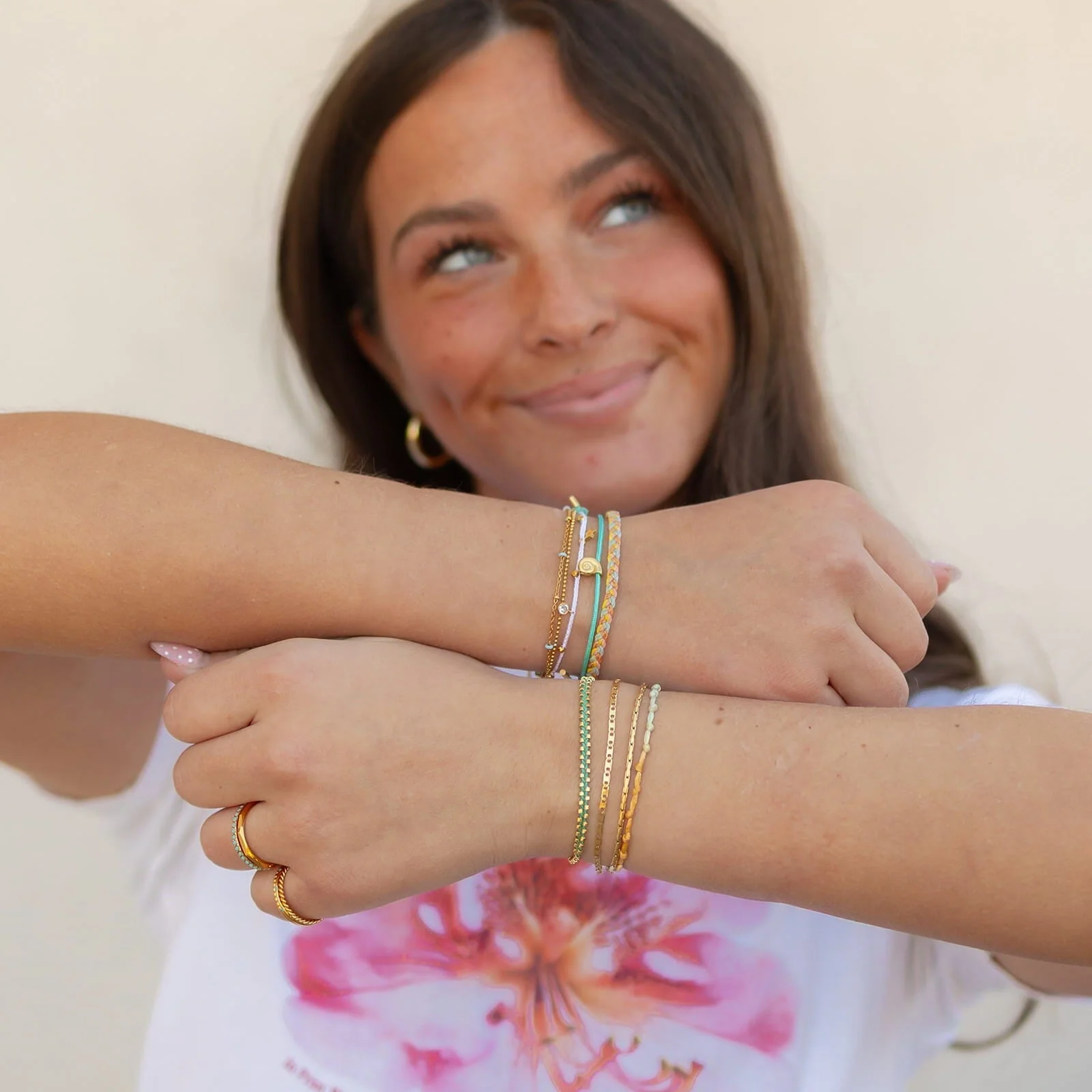 Goldie Woven Seed Bead Bracelet - Image 6