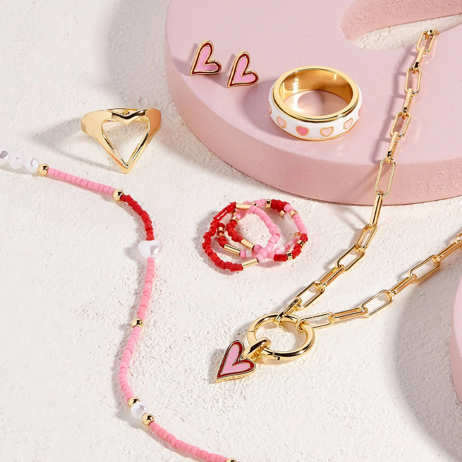 Harper Abstract Heart Charm - Image 8
