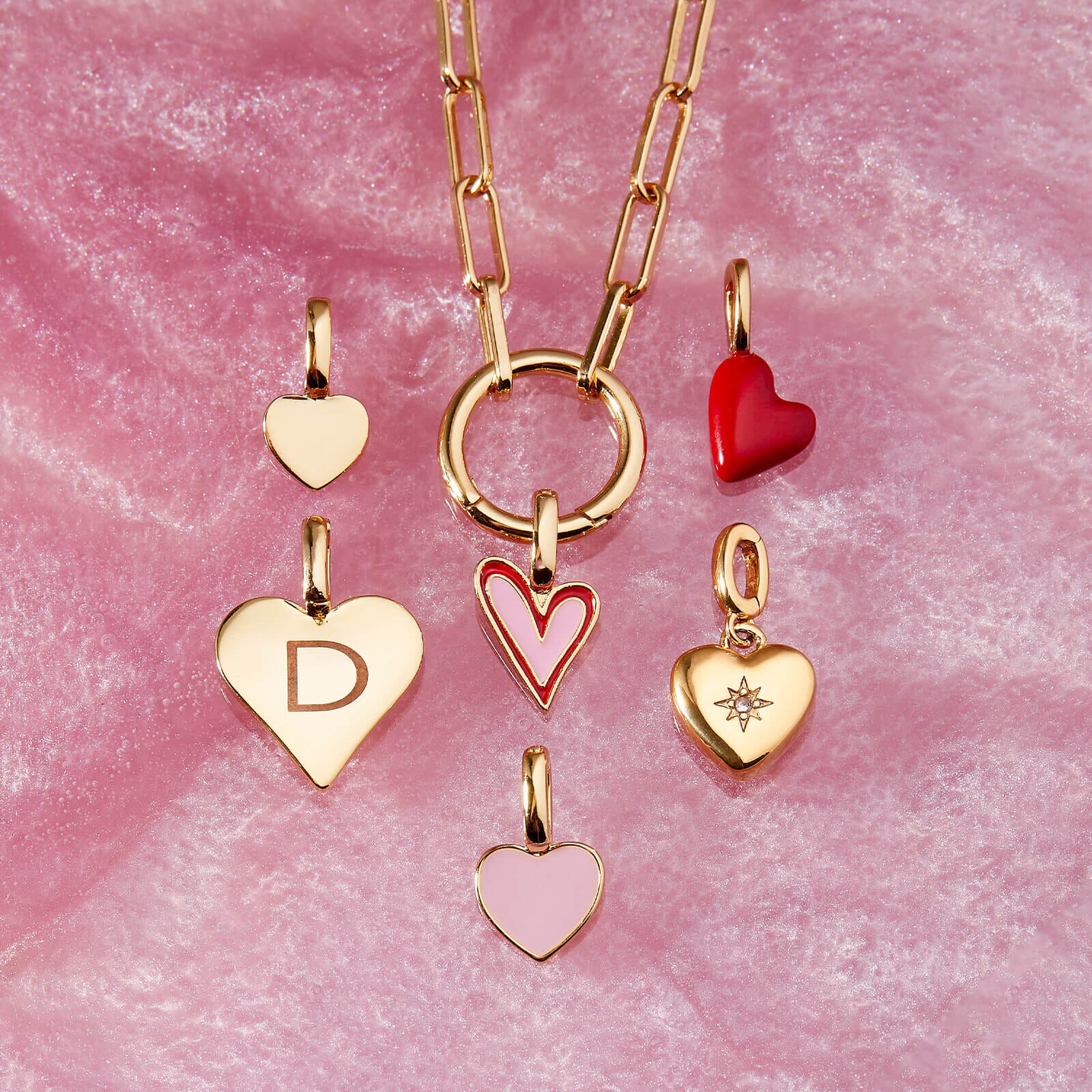 Harper Abstract Heart Charm - Image 9