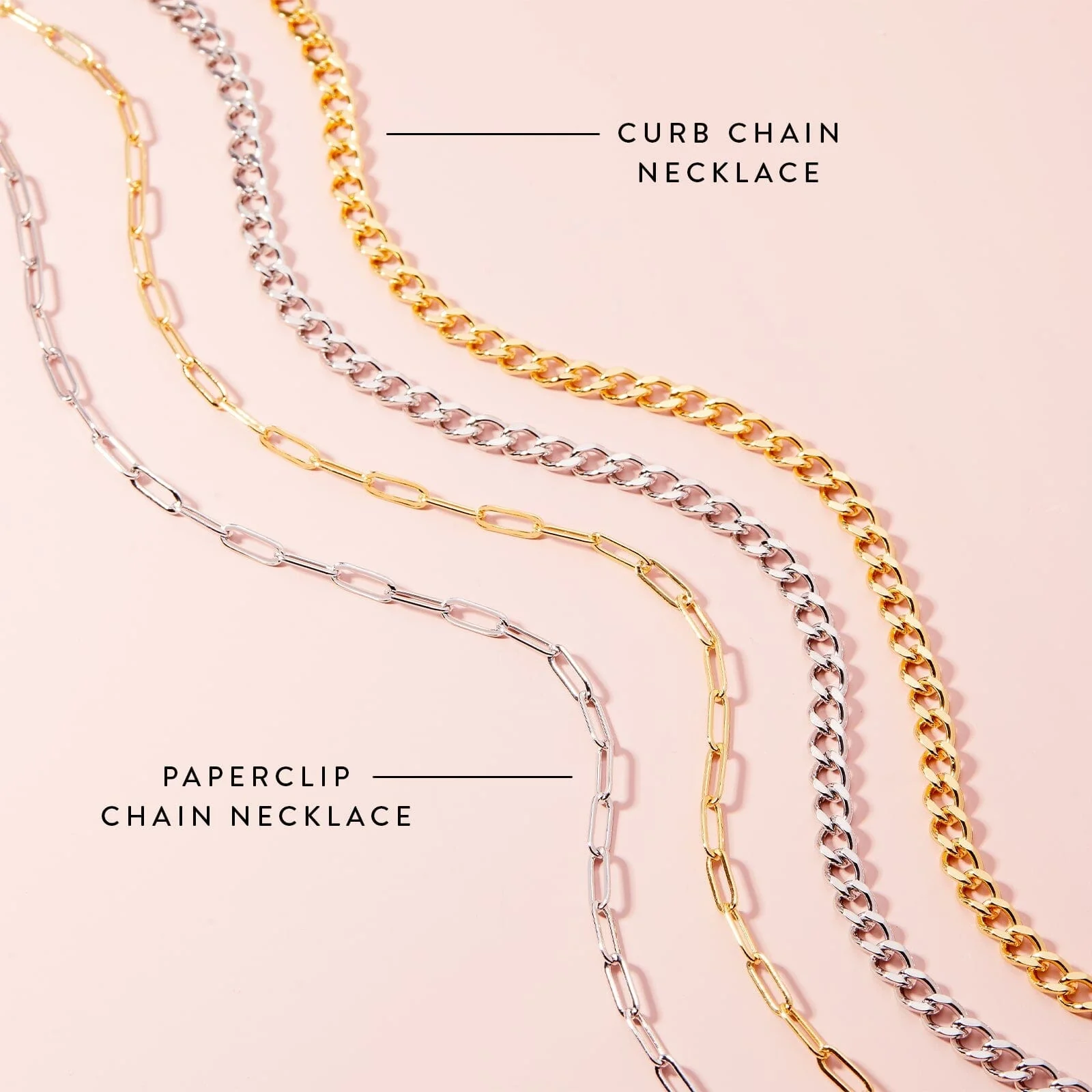 Harper Curb Chain Necklace - Image 7