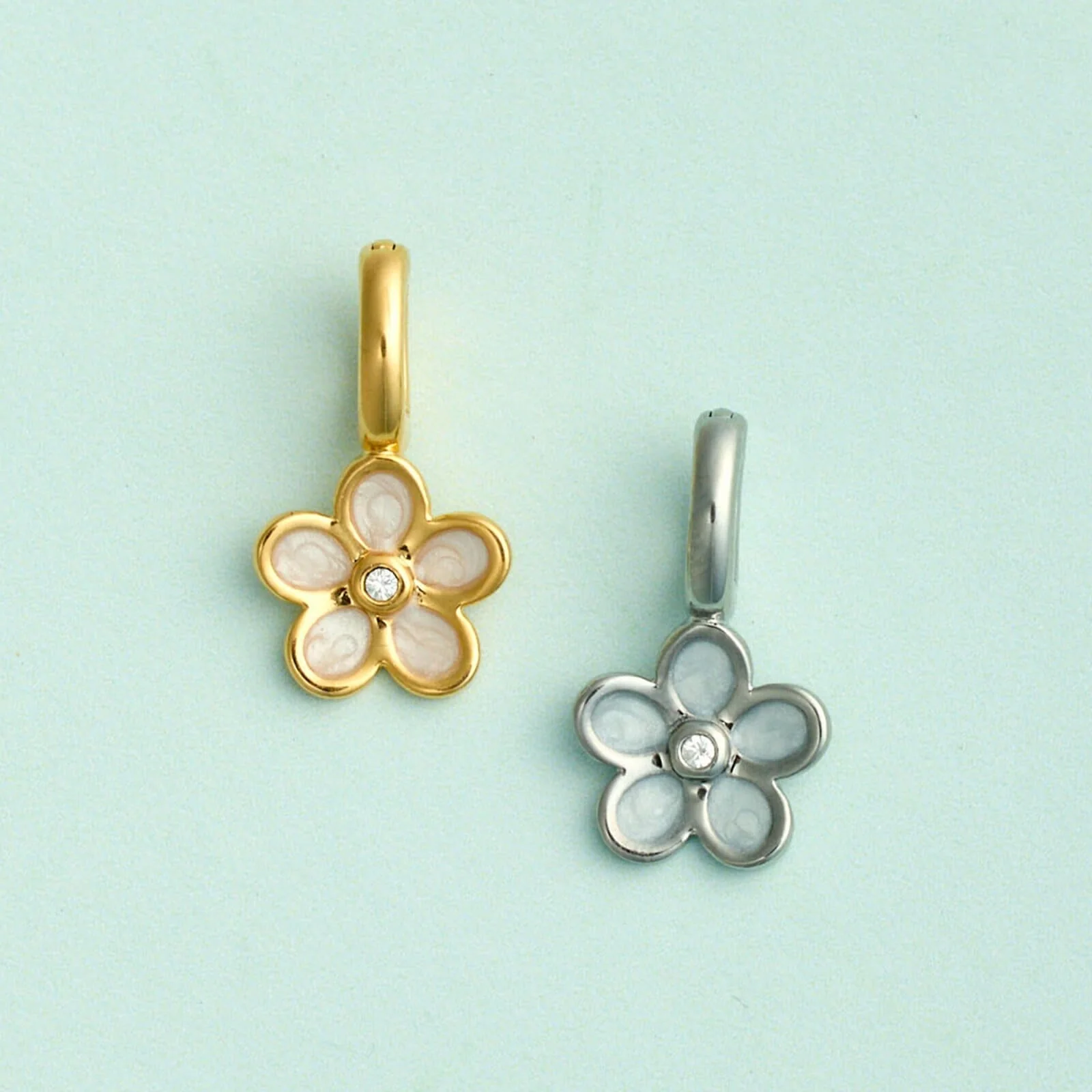 Harper Pearl Plumeria Charm - Image 3