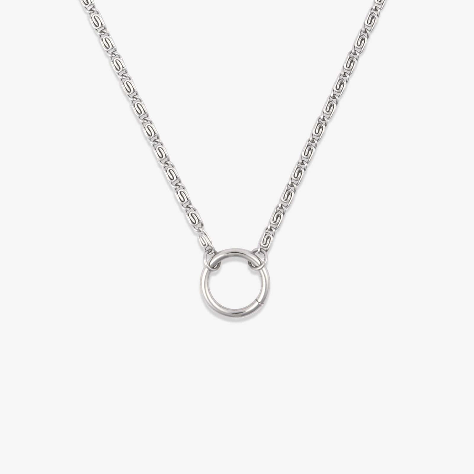 Harper Scroll Chain Necklace - Image 2