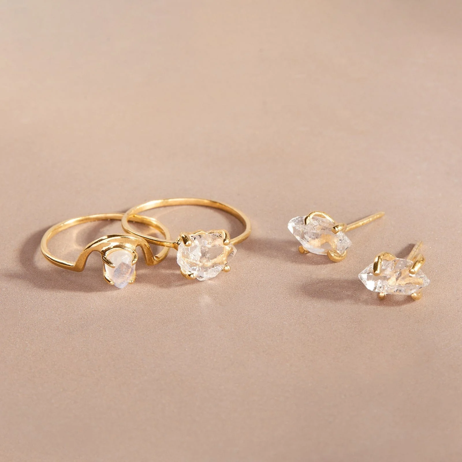 Herkimer Stud Earrings - Image 6