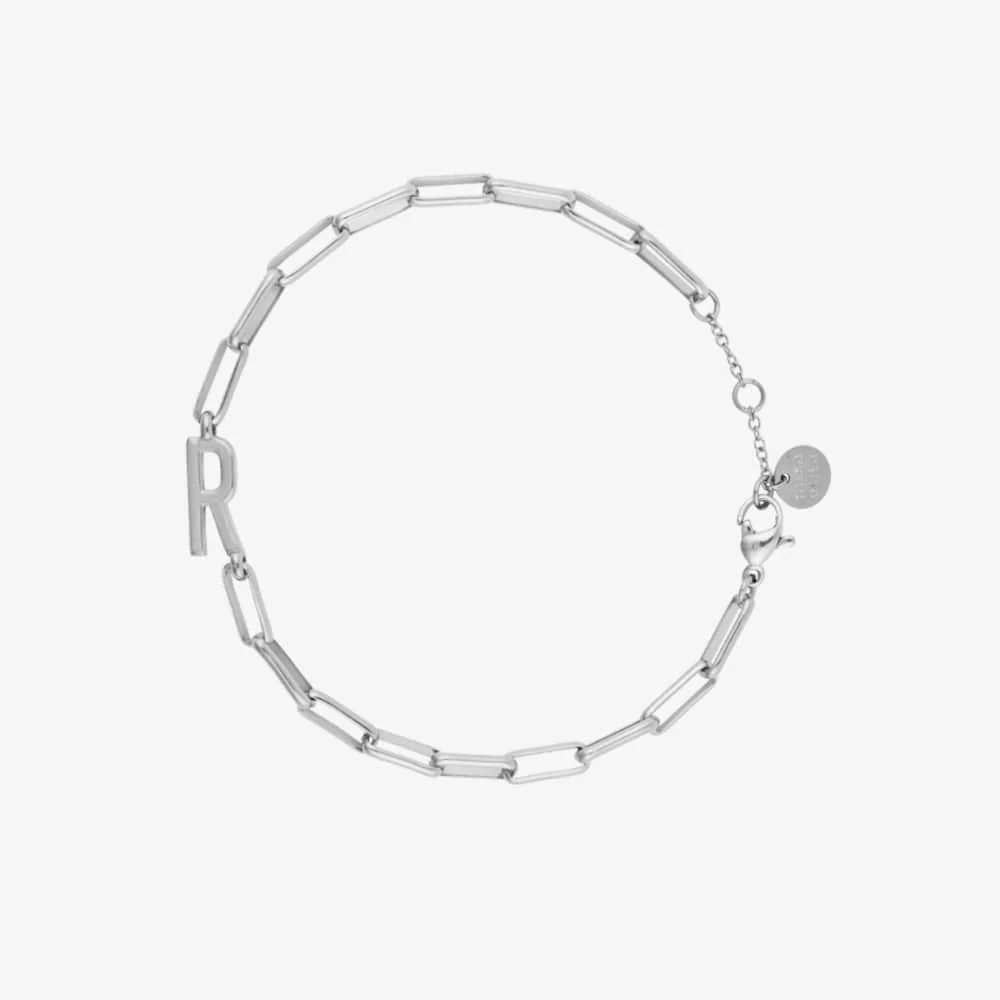 Initial Paperclip Chain Bracelet - Image 11