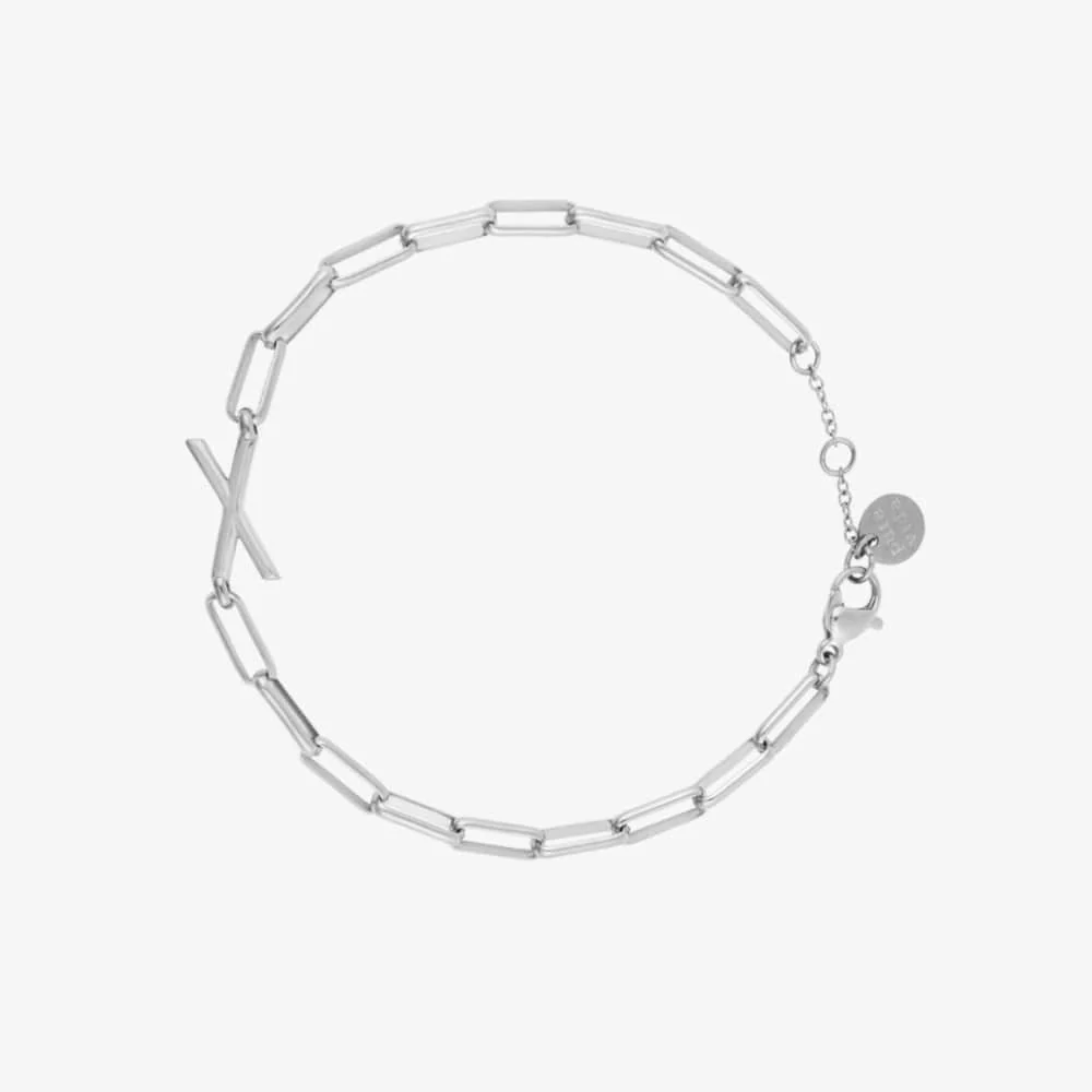 Initial Paperclip Chain Bracelet - Image 14