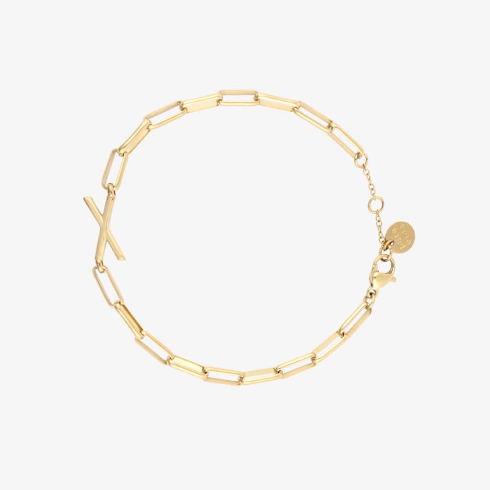 Initial Paperclip Chain Bracelet - Image 18