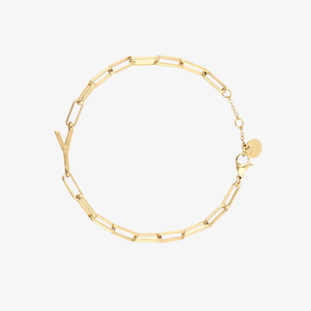 Initial Paperclip Chain Bracelet - Image 19
