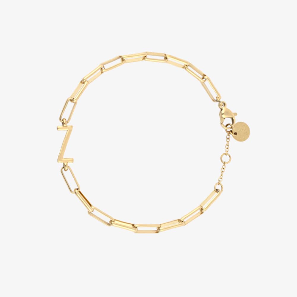 Initial Paperclip Chain Bracelet - Image 20