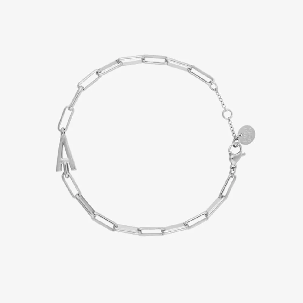 Initial Paperclip Chain Bracelet - Image 21