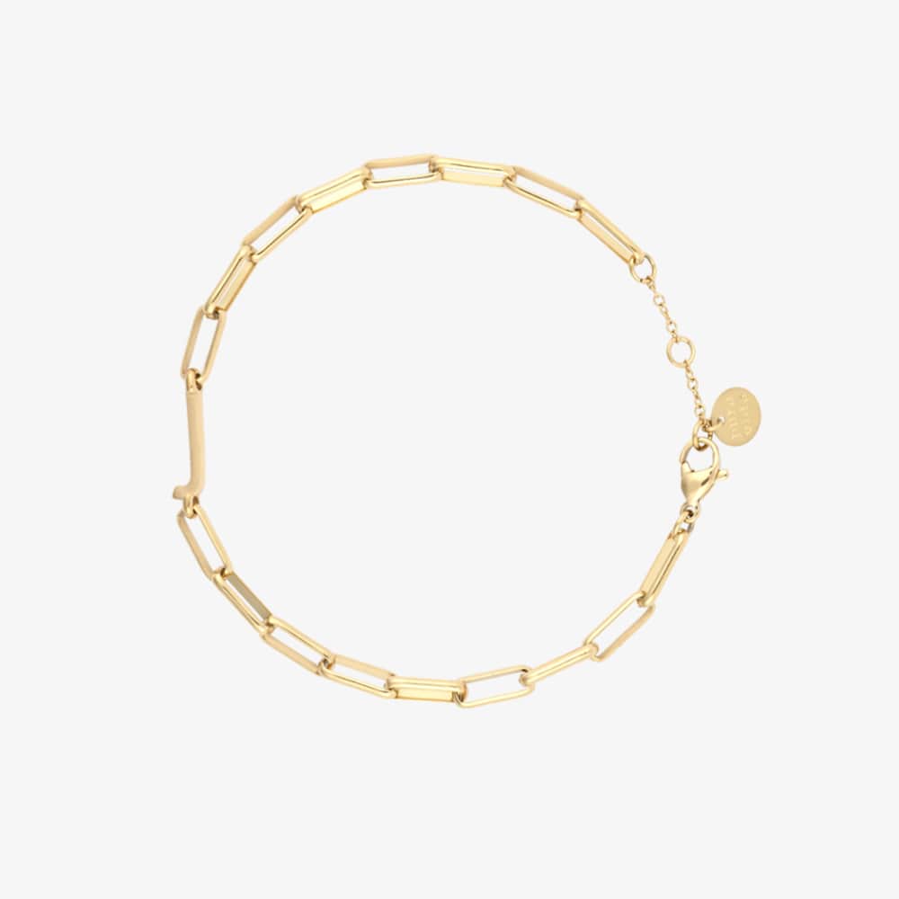Initial Paperclip Chain Bracelet - Image 27