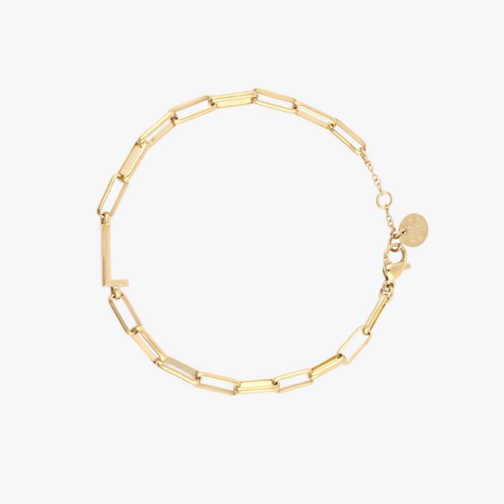 Initial Paperclip Chain Bracelet - Image 29