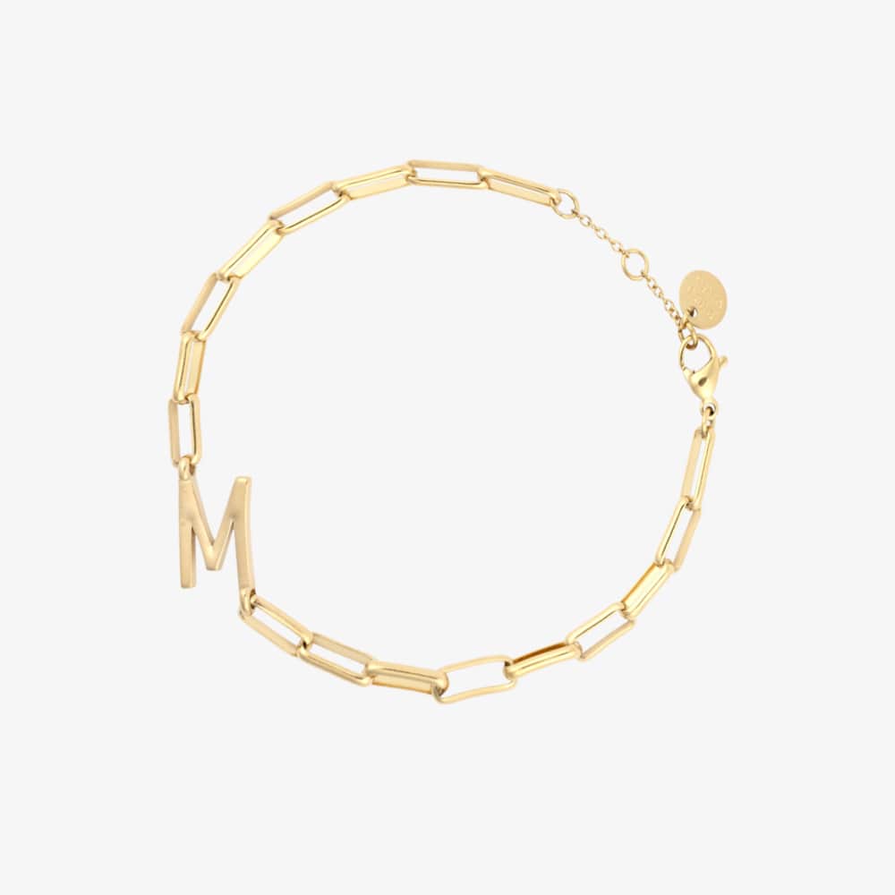 Initial Paperclip Chain Bracelet - Image 30