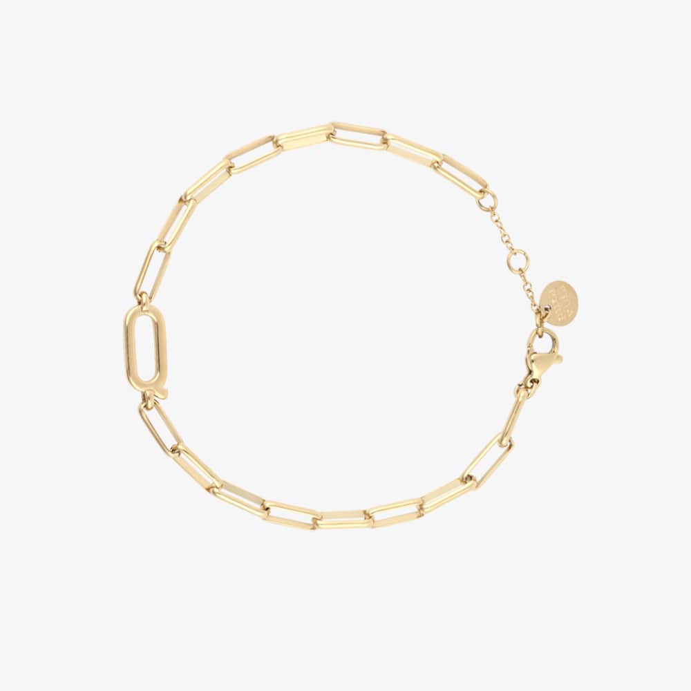Initial Paperclip Chain Bracelet - Image 34