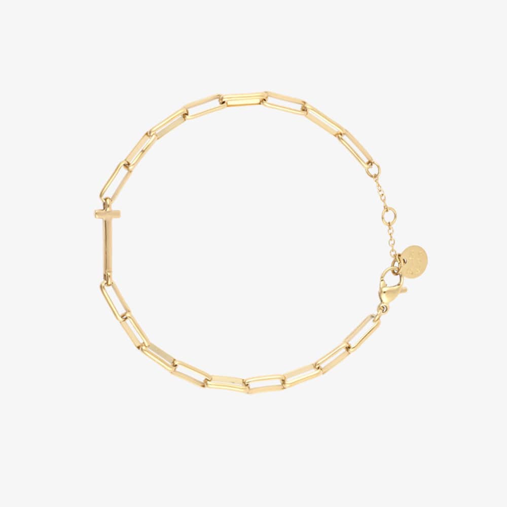 Initial Paperclip Chain Bracelet - Image 37