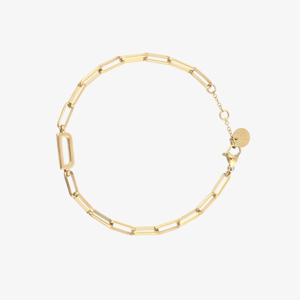 Initial Paperclip Chain Bracelet - Image 42