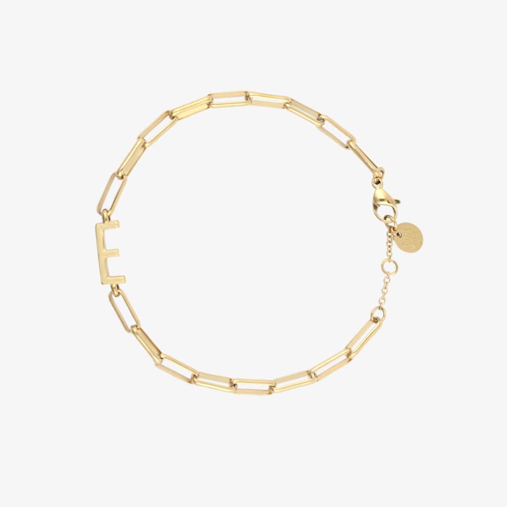 Initial Paperclip Chain Bracelet - Image 43