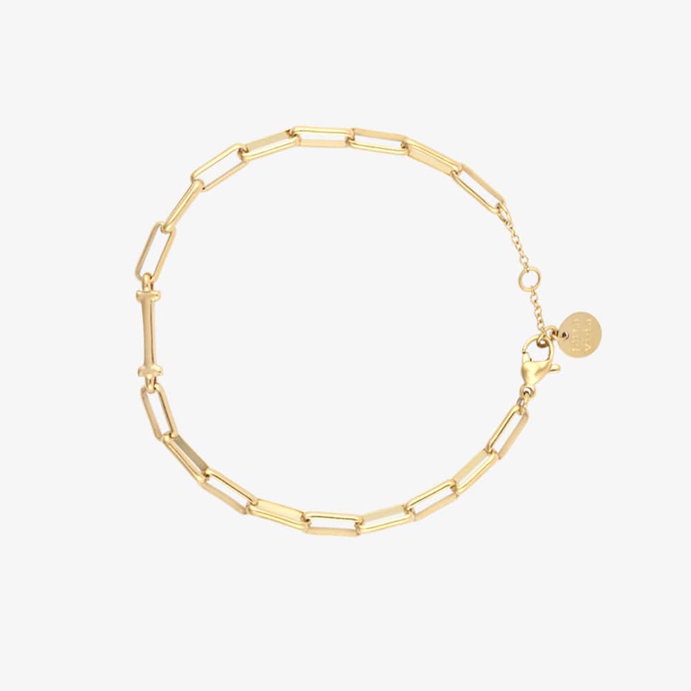 Initial Paperclip Chain Bracelet - Image 47