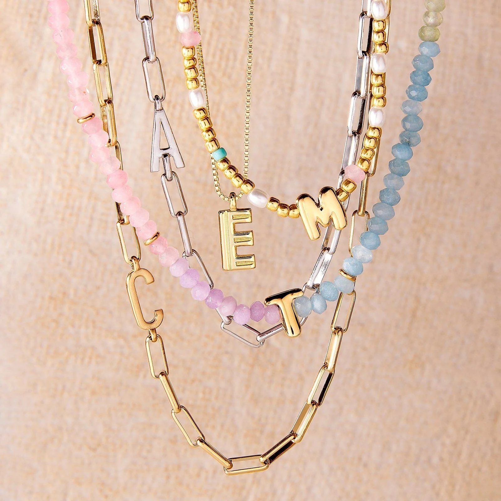 Initial Paperclip Chain Choker - Image 4