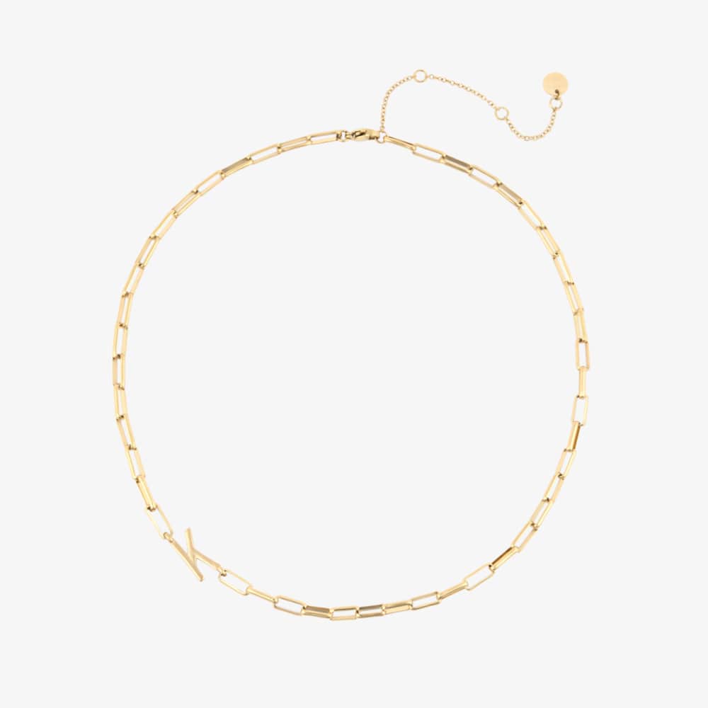 Initial Paperclip Chain Choker - Image 56