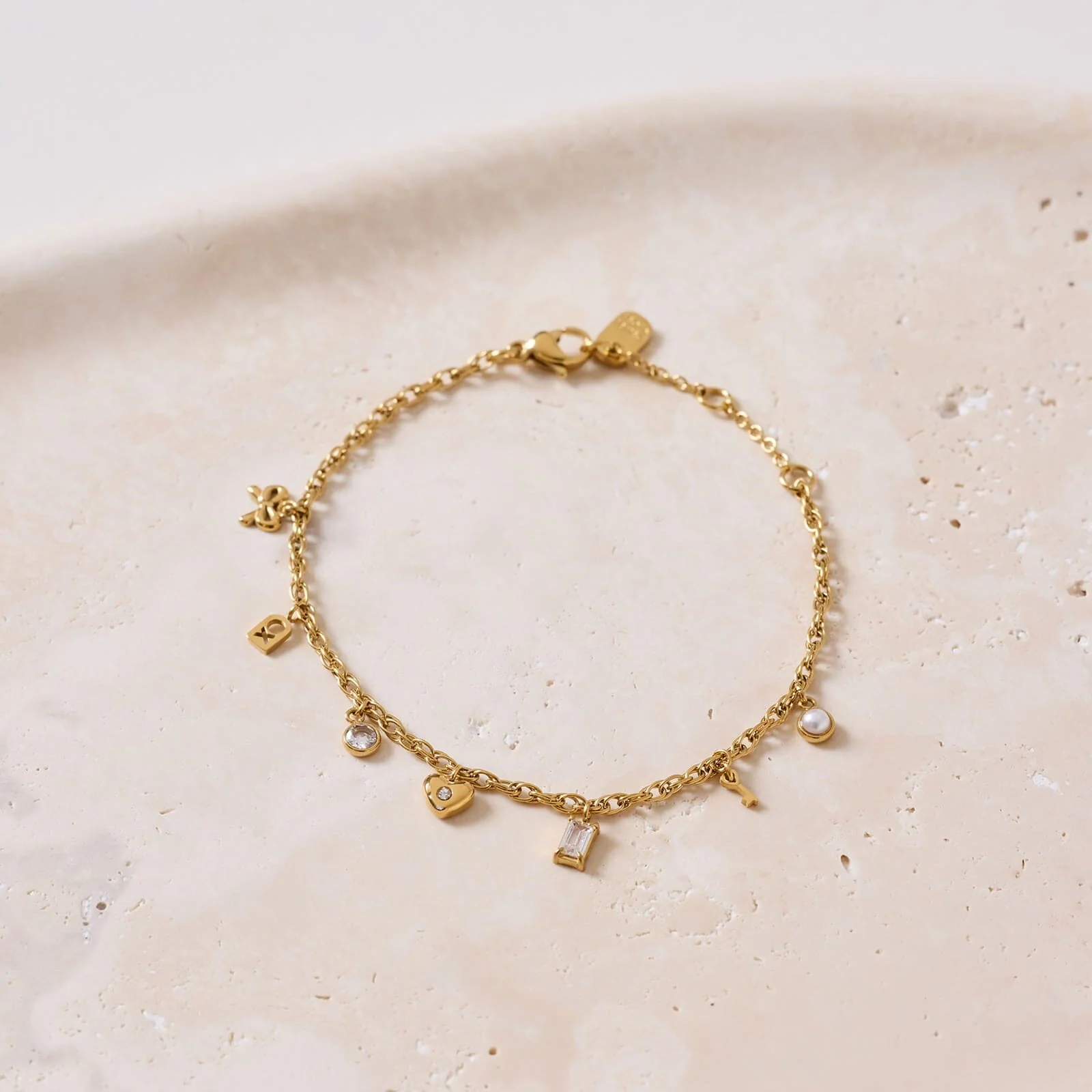 Love Charms Chain Bracelet - Image 4