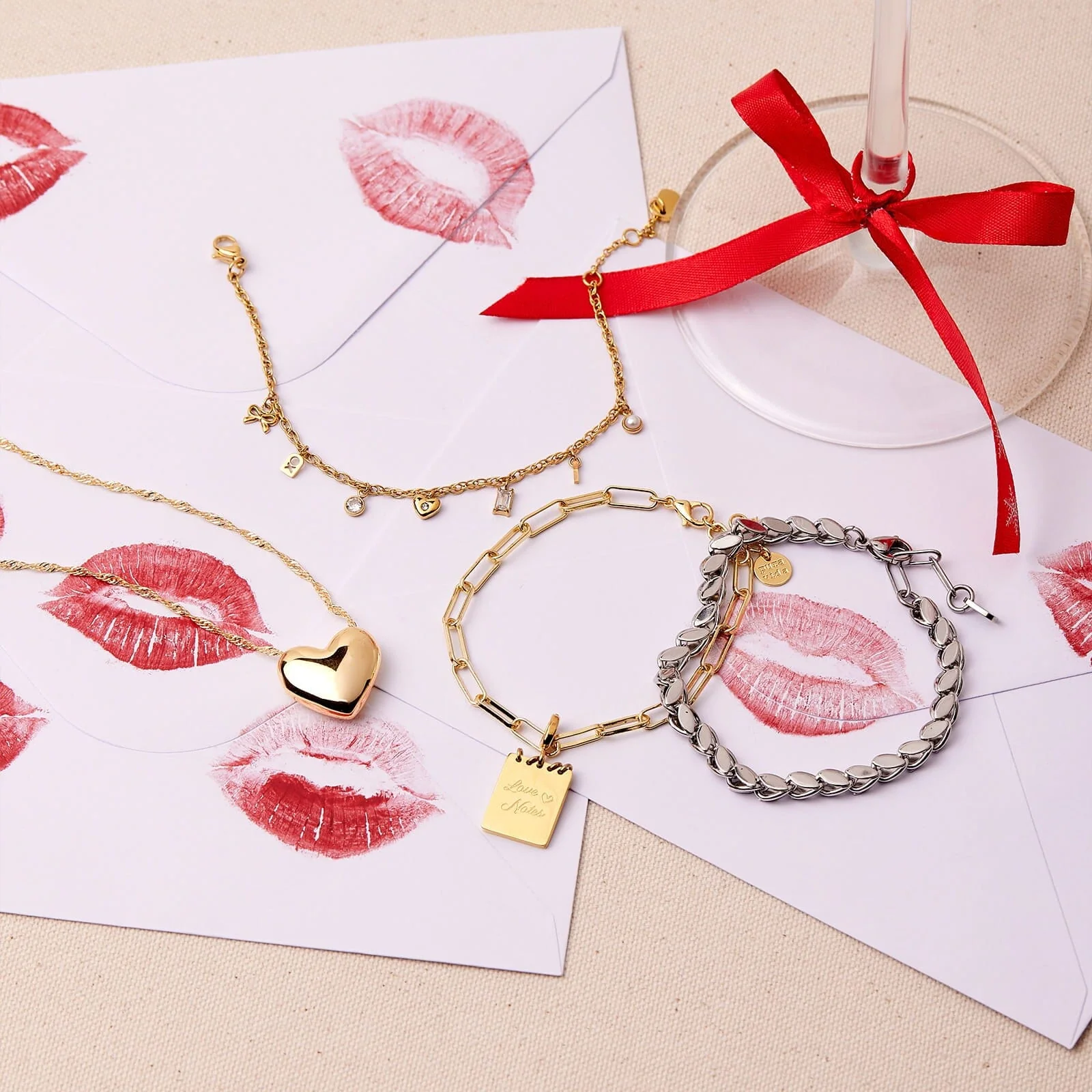 Love Charms Chain Bracelet - Image 8