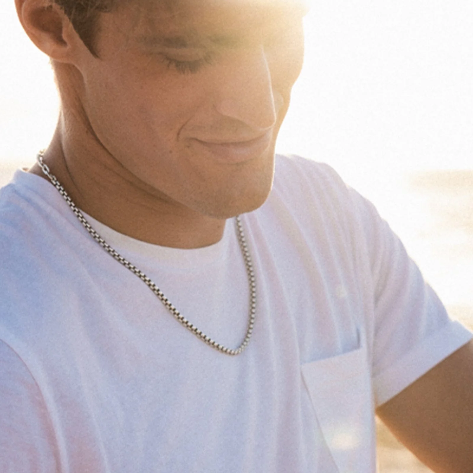 Men's Rolo Chain Necklace - Image 13