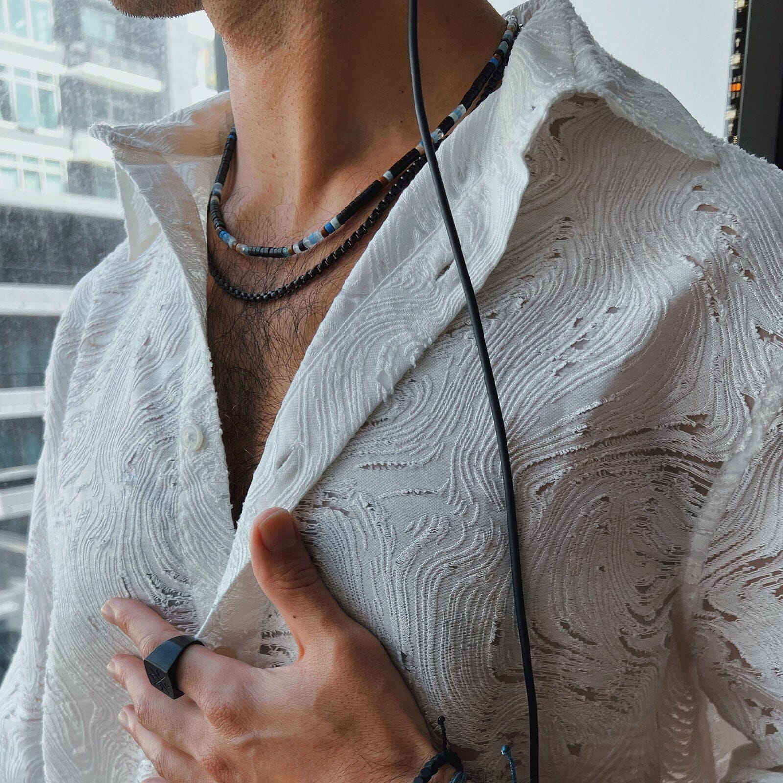 Men's Rolo Chain Necklace - Image 15