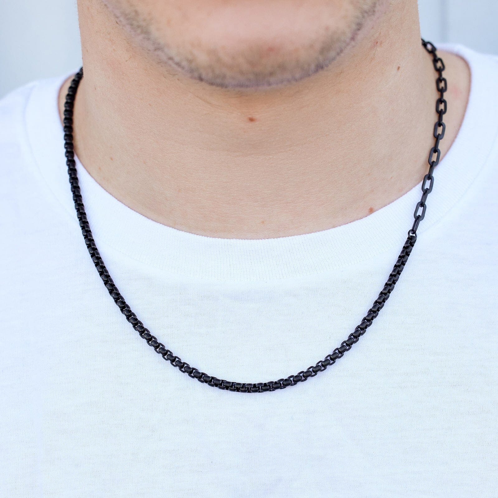 Men's Rolo Chain Necklace - Image 16
