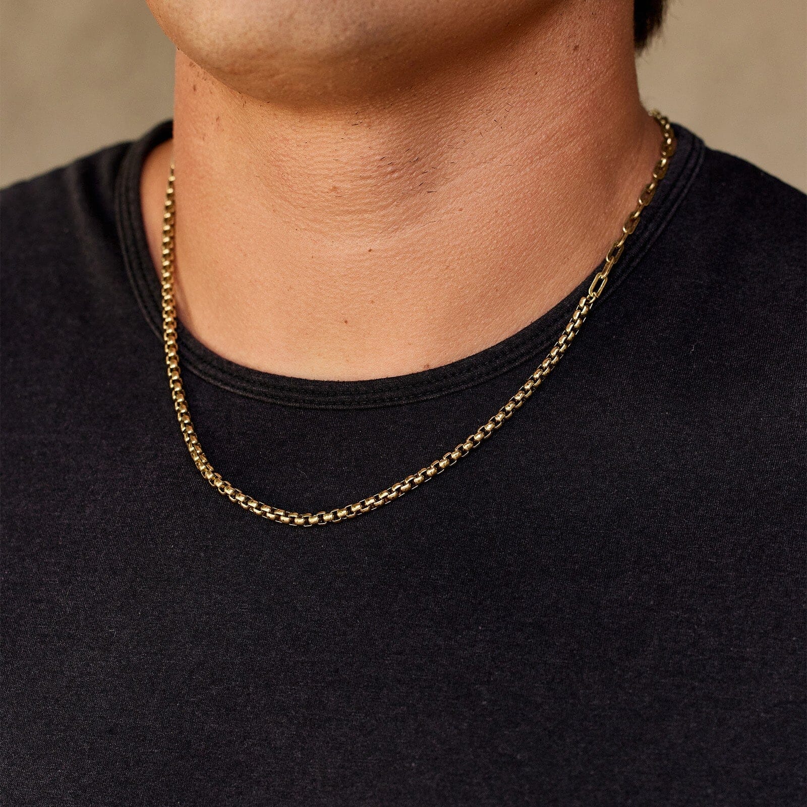 Men's Rolo Chain Necklace - Image 4