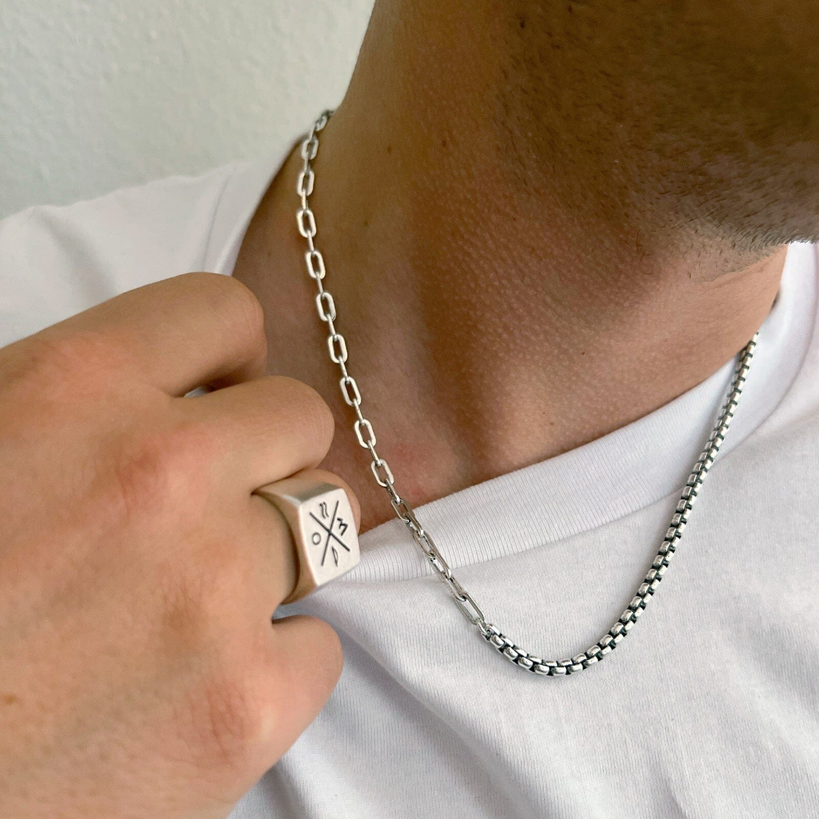 Men's Rolo Chain Necklace - Image 5