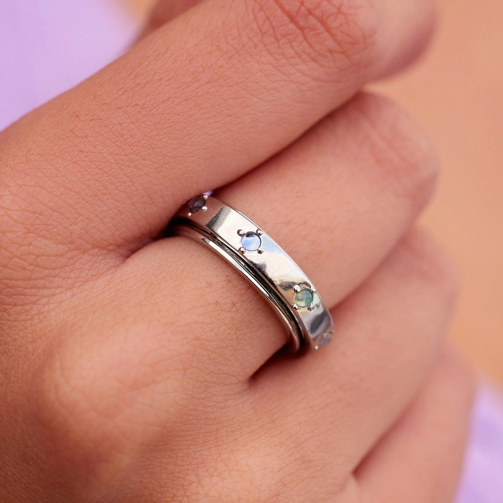 Mental Health Awareness Fidget Ring - Image 7