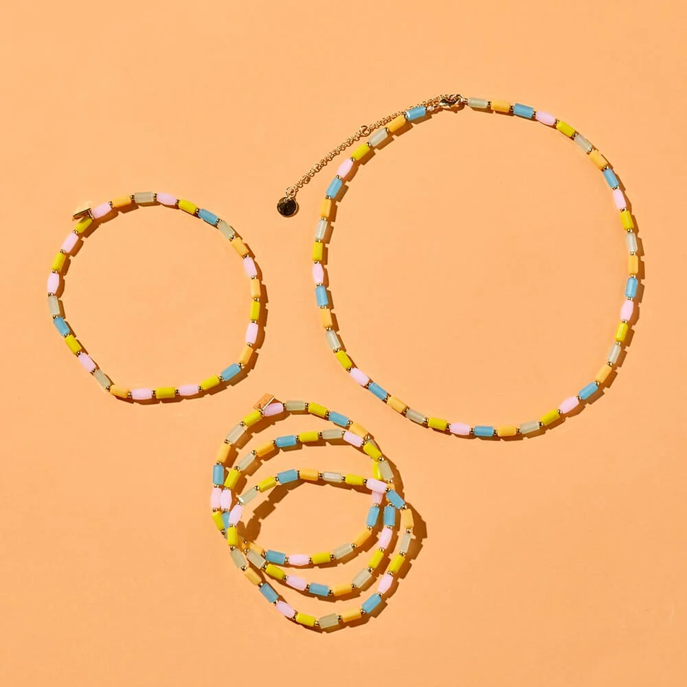 Neon Lights Stretch Anklet - Image 4