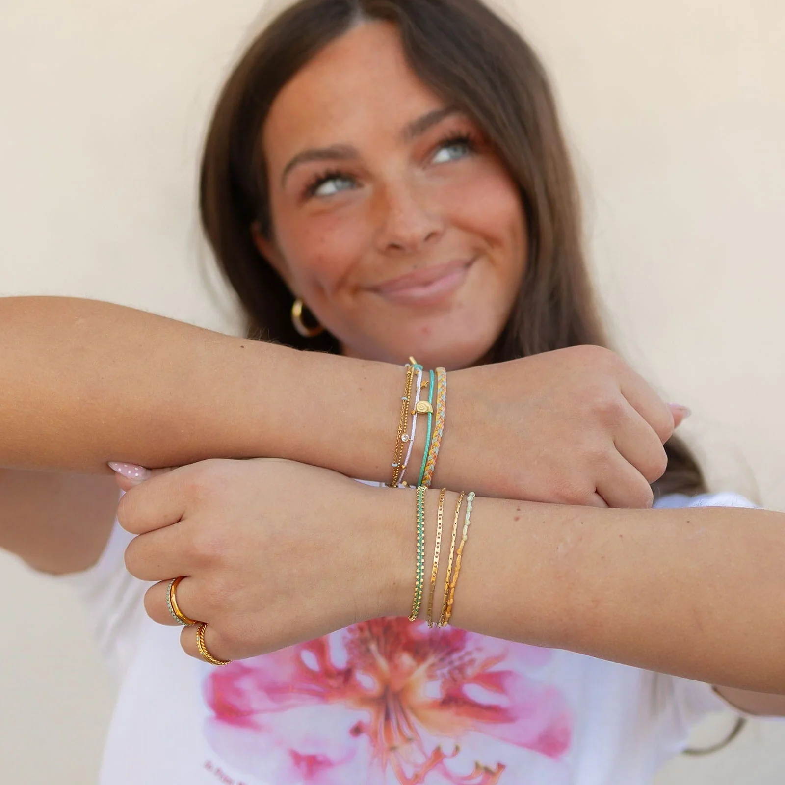 Ombre Knot Layered Bracelet - Image 5
