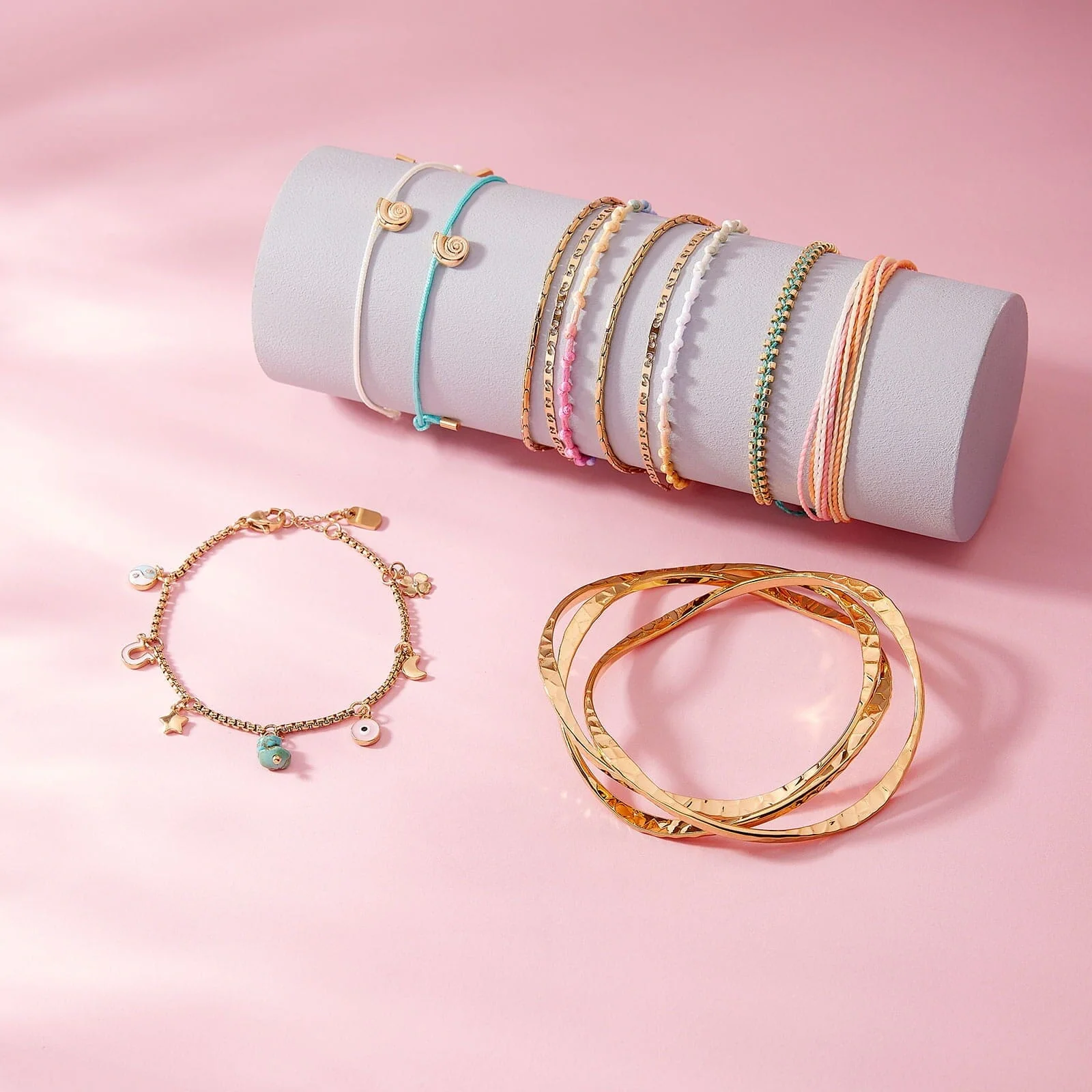 Ombre Knot Layered Bracelet - Image 6