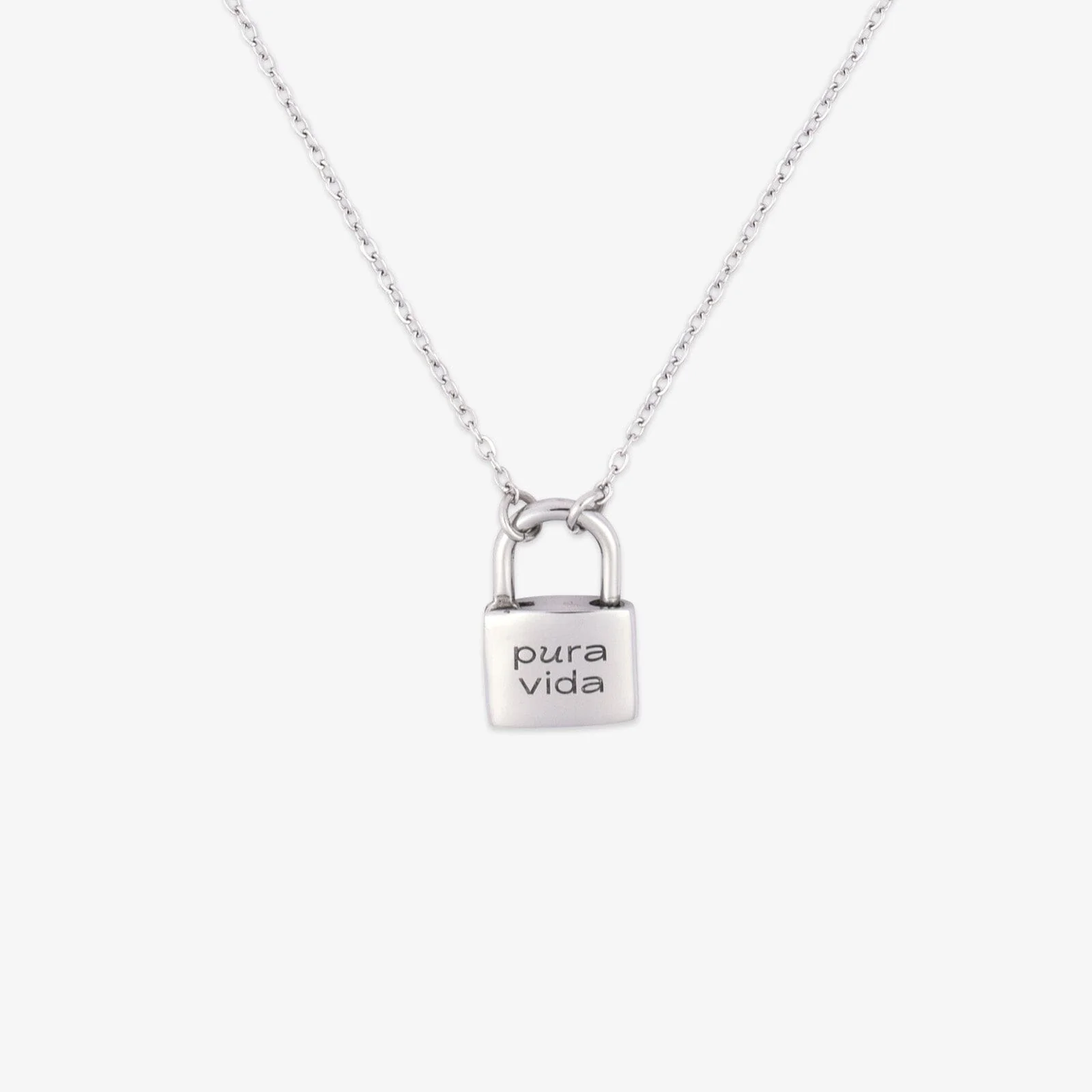 Padlock Pendant Necklace - Image 2